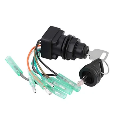 Image of Ignition Key Switch, Motor Switch Assembly for Suzu ki Outboard Control Box 37110 99E00 92E01 Boat/Yacht Spare Parts