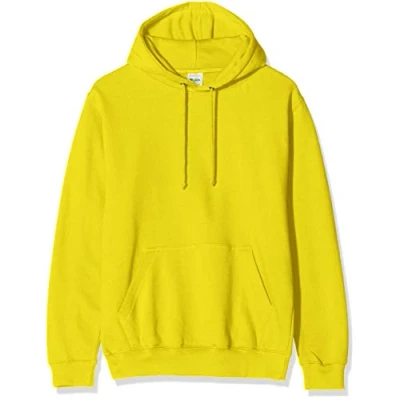 Image of AWDis Men&#039;s College Hoodie, Yellow (Sun Yellow), XXX Large