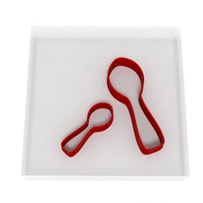 Image of Spoon Set of 2 Value Cookie/Fondant Cutters Pair 5CM + 8CM
