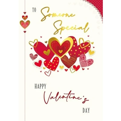 Image of Piccadilly Greetings Valentine&#039;s Day Card, To Someone Special 9 x 6 inches