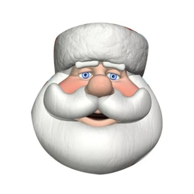 Image of FoxyPrinting Santa Celebrity Cardboard Party Face Mask Fancy Dress
