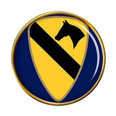 Image of 1st Cavalry Division US Army Pin Badge