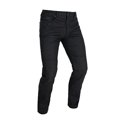 Image of Oxford Men&#039;s OA AAA Slim Jeans Motorcycle, Black, Regular
