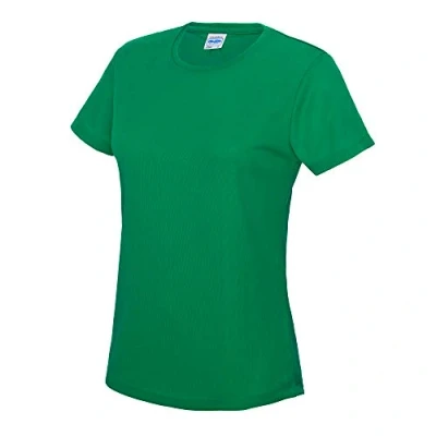 Image of Just Cool Women&#039;s Sports Plain coloured T Shirt, Womens, Green, Medium