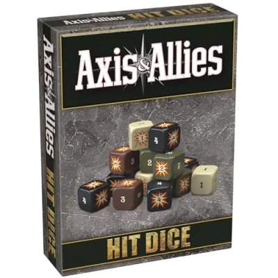 Image of Renegade Games Studio: Axis &amp; Allies: Hit Dice 72 in 4 Styles, 16mm, Military Style Duffel Carry Bag, Strategy Board Game Accessory Upgrade