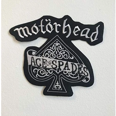 Image of Motorhead Ace of Spades Large Biker Jacket Back Sew On Embroidered Patch