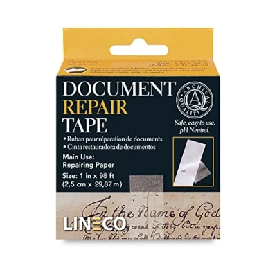 Image of Lineco Archival Document Repair Tape 1inch X 98 Feet