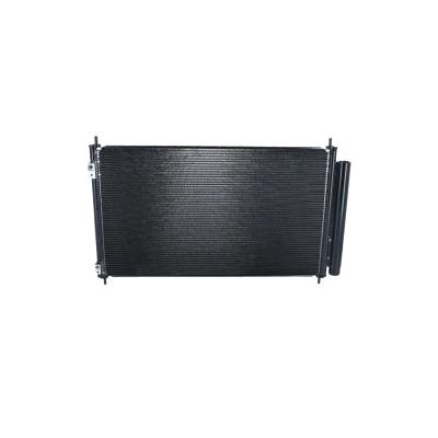 Image of 884600D220, 8846052170 Condenser NRF Easy Fit 350321 with dryer, seal ring 15,5mm 10,2mm Aluminium 622mm TOYOTA: Yaris III Hatchback