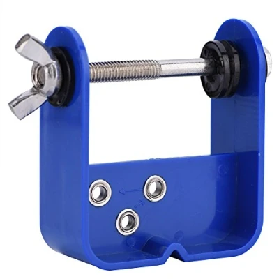 Image of Archery Bow Strings Server String Serving Jig Tool for Recurve Wire (blue)