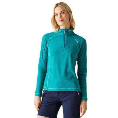 Image of Regatta Women&#039;s Montes Lightweight Half Zip Fleece Exotic Plume Gulfstream, Size: 16