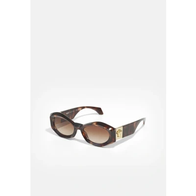 Image of Versace Sunglasses, Women&#039;s, Size: 54, Havana/brown gradient