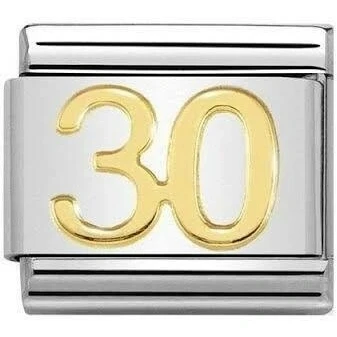 Image of Nomination Gold 30 Charm