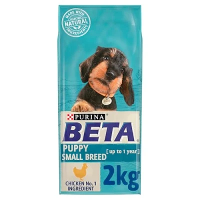 Image of PURINA BETA Puppy Small Breed Rich In Chicken 2kg, Pack of 4
