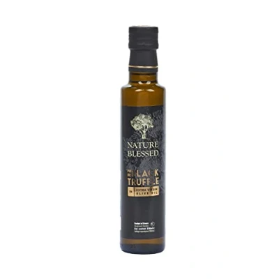 Image of Nature Blessed Black Truffle In Extra Virgin Olive Oil 250 ml Glass Bottle