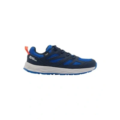Image of Jack Wolfskin Woodland 2 Texapore Low K Hiking Shoe, Night Blue, 12.5 UK Child