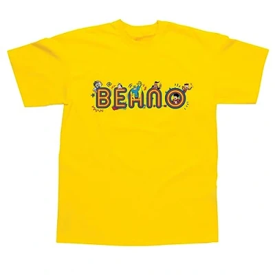Image of Beano Yellow Kids T Shirt (Beano Comics Logo Design). Machine Washable Tshirt, Girls and Boys for Children, Genuine Merchandise