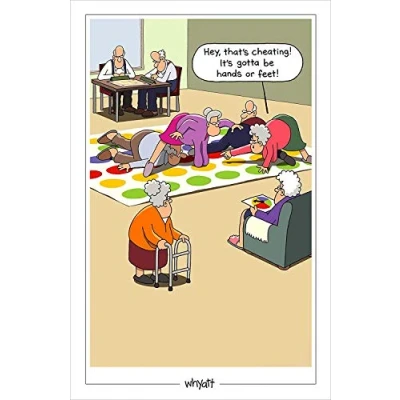 Image of UK Greetings Birthday Card for Her/Friend Funny Old Person Joke Design