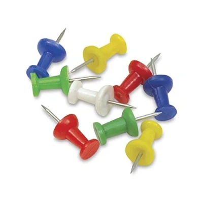 Image of Push Coloured Map Drawing Pins x 50 Box