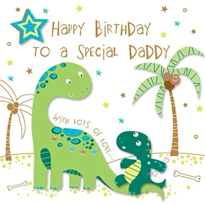 Image of Special Daddy Happy Birthday Greeting Card by Talking Pictures Cards