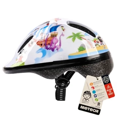 Image of meteor Helmet For Baby Kids Toddler Childrens Boys Cycle Safety Crash Small Sizes Child MTB Bike Bicycle Skateboard Scooter Hoverboard Riding Lightweight Adjustable Breathable MV62
