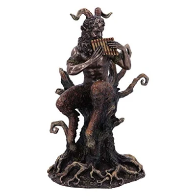Image of Nemesis Now Bronze Mythological Pan&#039;s Melody Figurine 24cm, C5446T1