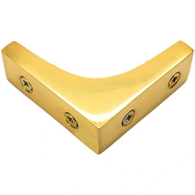 Image of Solid Brass Corner Bracket 2&quot; Right Angle