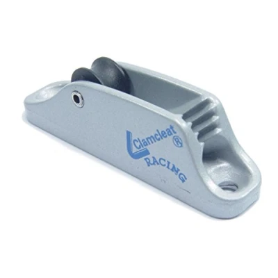Image of Clamcleat CL236 c/w top roller. to suit 3 6mm line. Aluminium