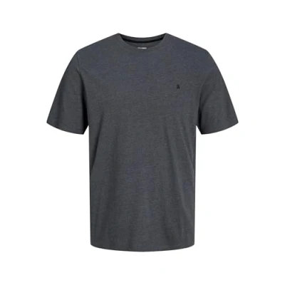 Image of JACK &amp; JONES Men&#039;s Jjepaulos Tee Ss Crew Neck Noos Pls T Shirt, Dark Grey Blend, 4XL