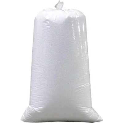 Image of White Beans Refill Booster Filling Top Up Polystyrene Bean Bag Beads Balls (1 Cubic Feet)