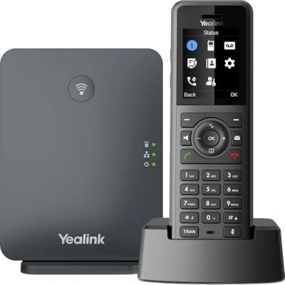 Image of Yealink W77P téléphone fixe Noir TFT