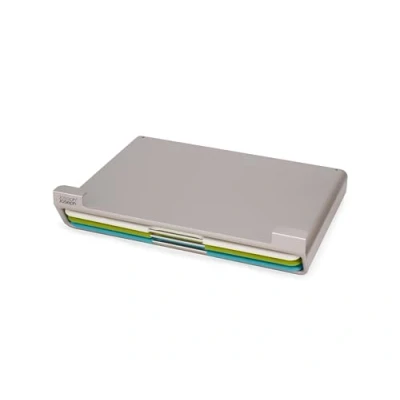 Image of Joseph Folio Slim 3 Piece Under Shelf, Space Saving Colour Coded Chopping Board Set, Multicolour, Large