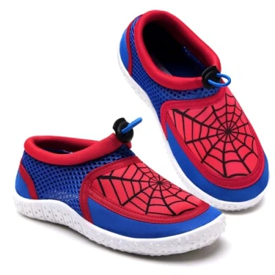 Image of Water Shoes Kids Toddlers Boys Swim Beach Aquasport Barefoot Non Slip Wetsuit for Swimming Pool Park(Cobweb,34)