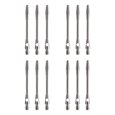 Image of RED DRAGON Plain Razor Edge Aluminium Medium Dart shafts 4 sets per pack (12 in total)