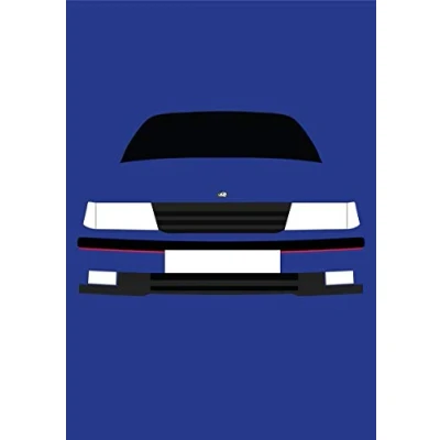 Image of Vauxhall Cavalier MK3 SRi Retro Motor Company Greeting Card