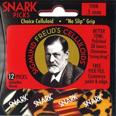 Image of Snark 0.5 mm SP50C Sigmund Freud Celluloids Picks (Pack of 12)