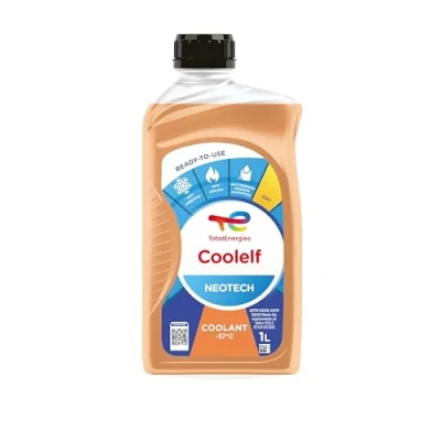 Image of TotalEnergies Coolelf Neotech 37C Car Engine Coolant 1L Ultimate Antifreeze Solution for Cars