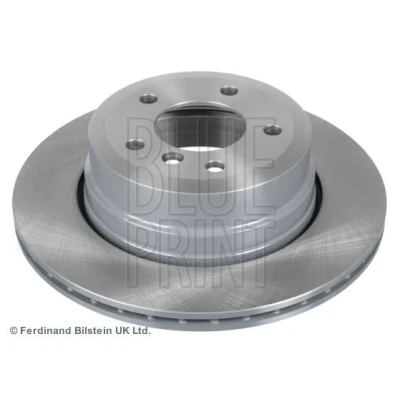 Image of 34216763345, 34216864053 Brake disc BLUE PRINT ADB1143100 Rear Axle 320mm 20mm 5 Hole 120mm internally vented Coated BMW: Saloon, Touring