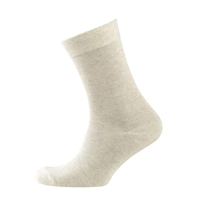 Image of Nur Der Men&#039;s Herren Ohne Gummi Socken 3er Socks, Beige (beigemelange 617), 9/11 (Size: 43 46) (Pack of 3)