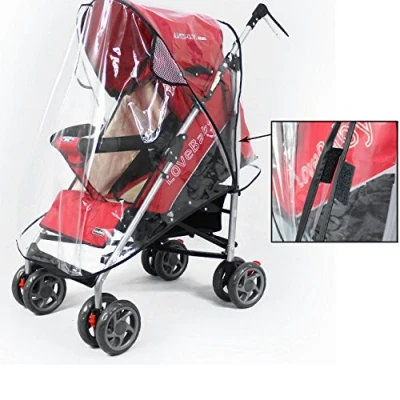 Image of LUPO Buggy Puschair Rain Cover Universal for Hauck, Silver Cross, Joie, Chicco Pram Strollers + More