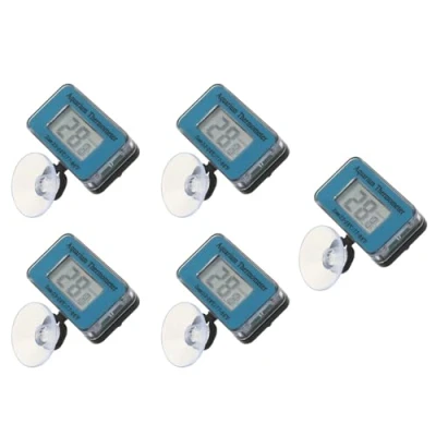 Image of Decqerbe 5X Aquarium/Fish Tank Water Submersible Waterproof Digital LCD Thermometer