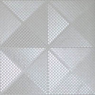 Image of Arthouse 903300 10.05m x 53cm Geo Diamond Foil Wallpaper (1 Roll) Silver, 10, 05 0, 53 Medium