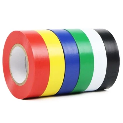 Image of QILIMA Electrical Tape 19 mm x 20 m Vinyl PVC Insulation Tape, Waterproof Electric for Insulating, Repairing and Protecting Wires, 6 Rolls
