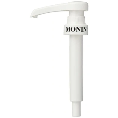 Image of MONIN 10ml Pump. Compatible with 1L Plastic (PET) Bottles (Sugar Free Syrups, Cloudy Lemonade Concentrate) and 25cl Syrup For Easy Use. Use 2 Pumps Coffee