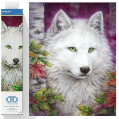 Image of Diamond Dotz Embroidery Facet Art Kit White Wolf