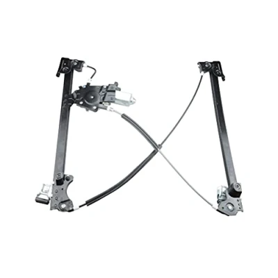 Image of Frankberg Electric Window Regulator Front Left Passenger Side with Motor Compatible Freelander Series I Sport Utility 1998 2006 Replace# CUH000033