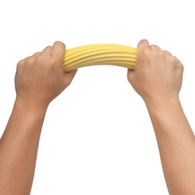Image of CanDo Hand exerciser Twist n Bend finger strengthener CanDo, Flexible exercise stick, training yellow (very light) 12&quot;, 10 1511
