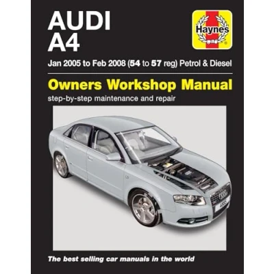 Image of Audi A4 Petrol &amp; Diesel (Jan 05 to Feb 08) Haynes Repair Manual (Paperback)