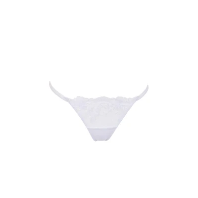 Image of Bluebella Marseille Thong Thong, Women&#039;s, Size: 18, White