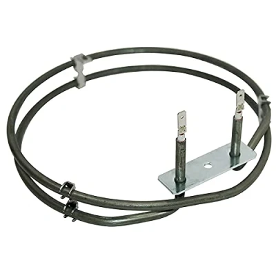 Image of SPARES2GO 2 Turn Heating Element for Belling Fan Oven (2000w)