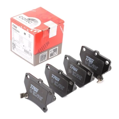 Image of 0446620090, 0446652010, 0446652020, 0446652030, 0446652040 Brake pad set TRW COTEC GDB3243 with acoustic wear warning TOYOTA: Prius II Liftback